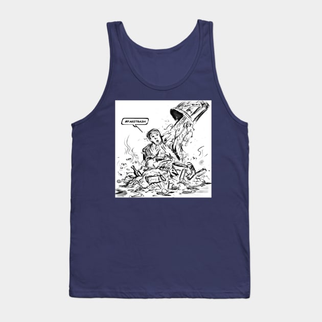 Dump tRump Landfill - Front Tank Top by SubversiveWare